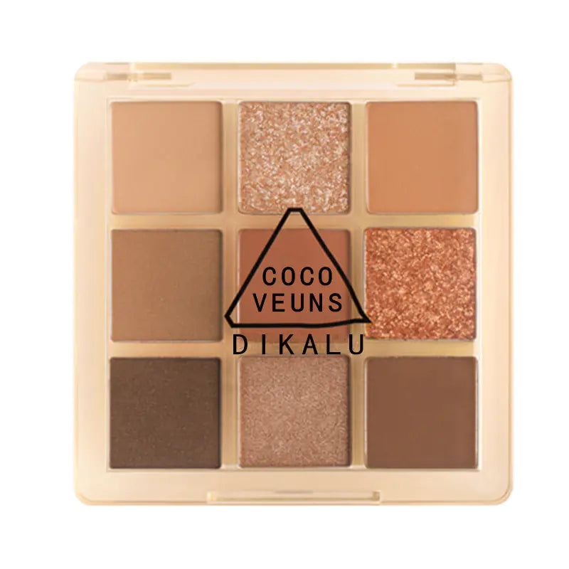 DIKALU Sunset Glow Nine-Color Eyeshadow Palette